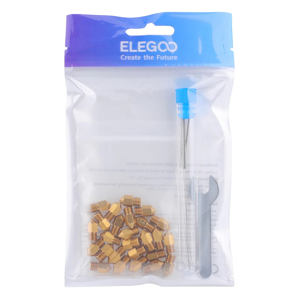 0.4MM Brass Nozzle Kit - Image 2