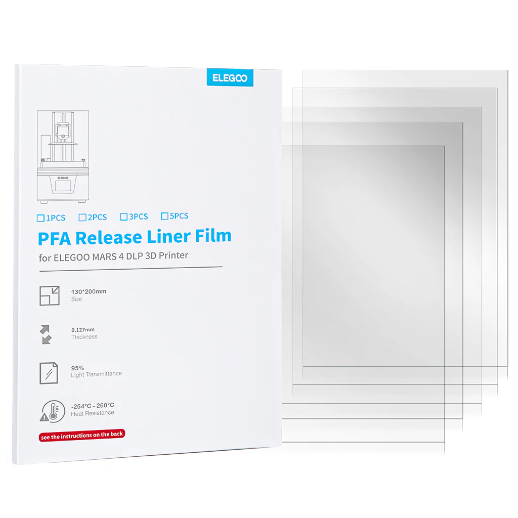 PFA Film for Mars 4 DLP (5 Pcs)